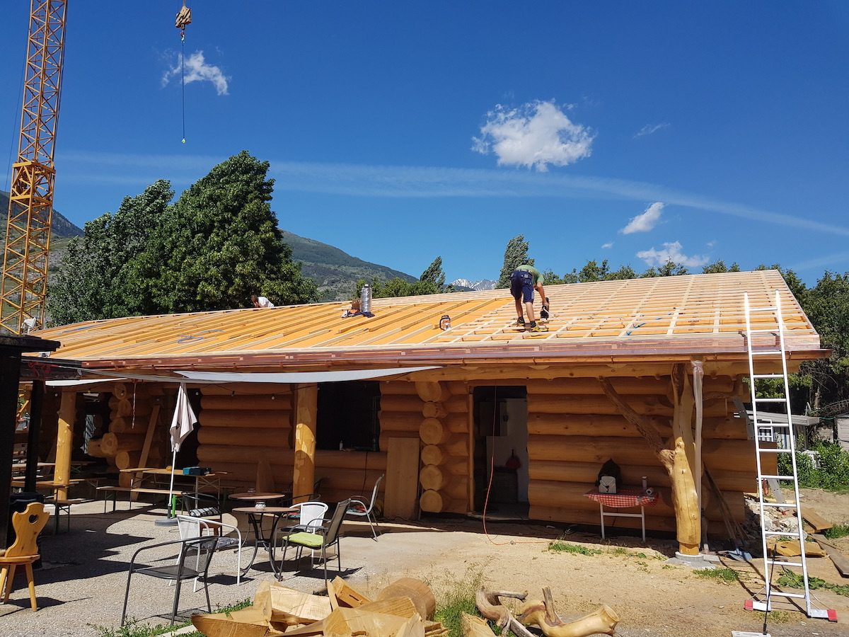 Neubau und Umbau Rezeption/Buvette (2020)