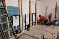Neuaufbau Toiletten (Dezember 2018)